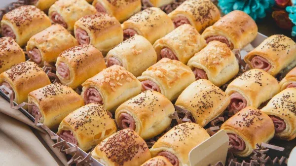 Enrrolladitos de jamón