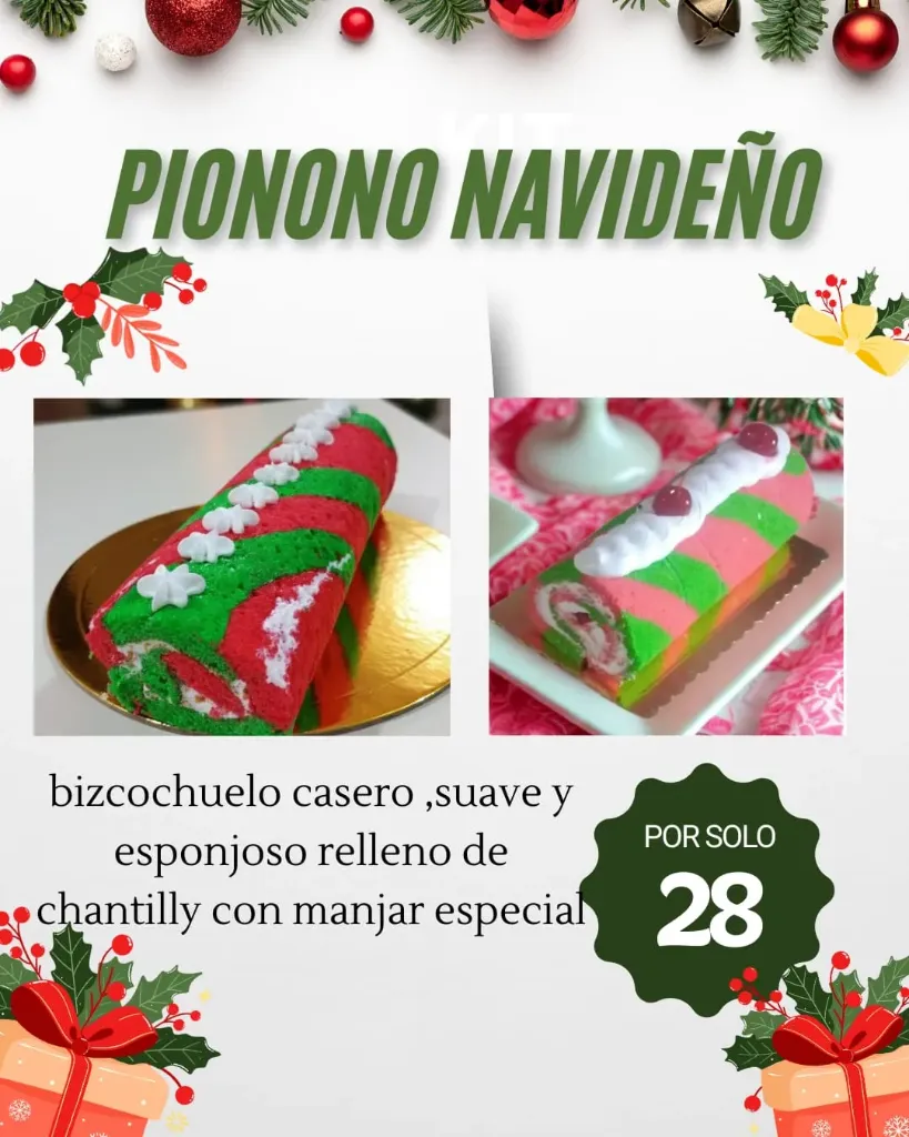Piono navideño molde